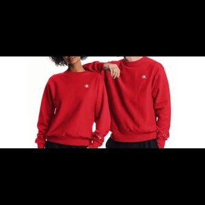 Red Champion crewneck